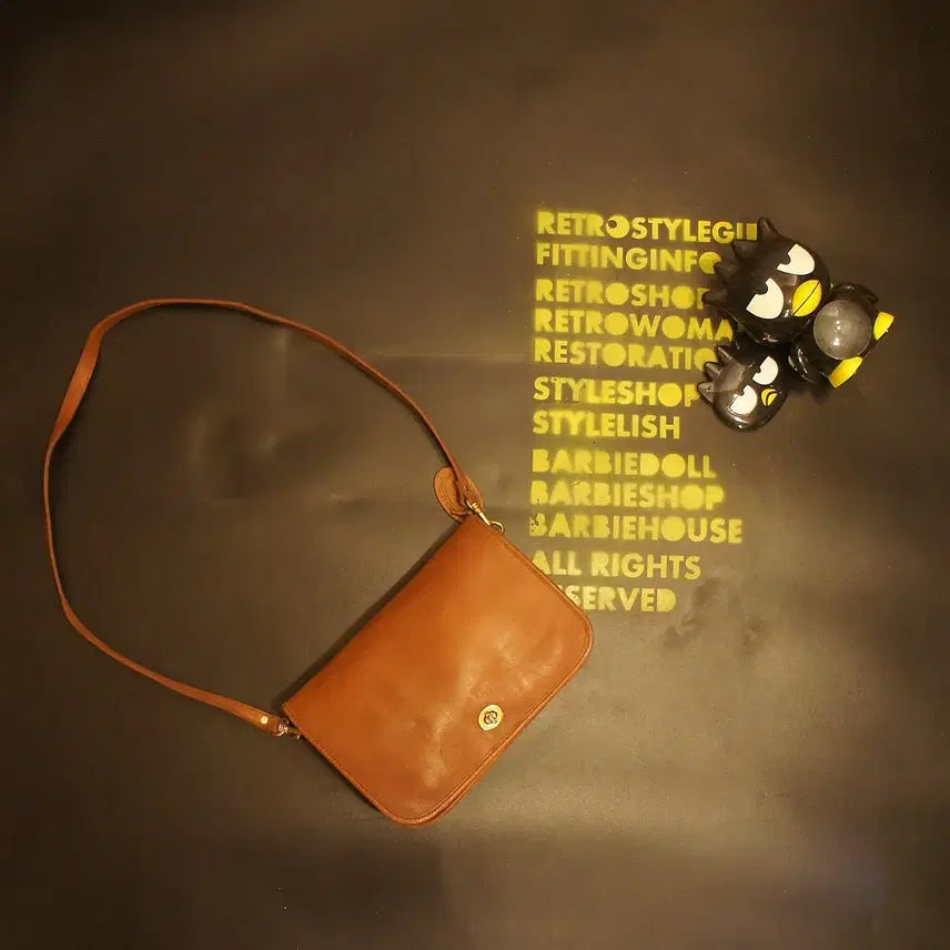 [BUNJANG] Leather Crossbody Bag / 460 크로스백 크로스가방 레더백 빈티지 가죽가방 레더가방 여자백