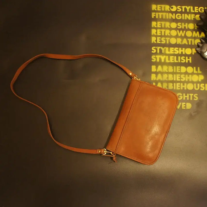 [BUNJANG] Leather Crossbody Bag / 460 크로스백 크로스가방 레더백 빈티지 가죽가방 레더가방 여자백