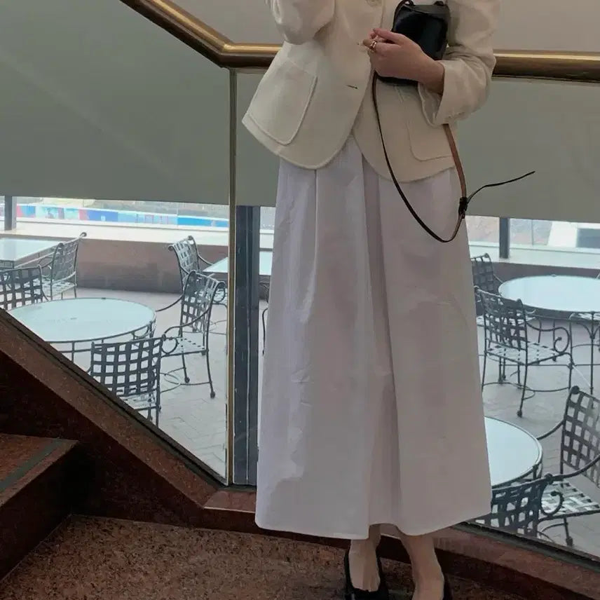 [BUNJANG] Luminar White Blazer Jacket / 루미나 마켓 luminar 화이트 블레이저 자켓