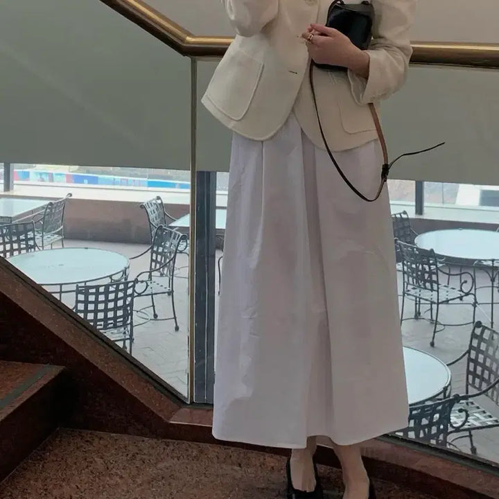 [BUNJANG] Luminar White Blazer Jacket / 루미나 마켓 luminar 화이트 블레이저 자켓