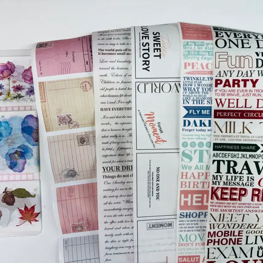 [BUNJANG] Vintage Deco Kit Set / 감성빈티지 다꾸템 세트(종류와 양 엄청 많아요!)