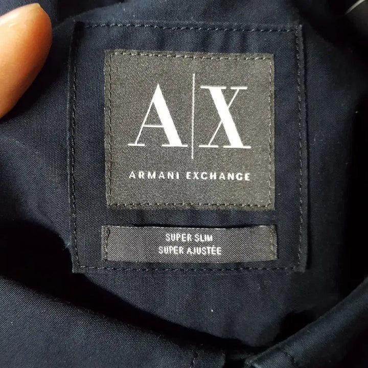 [BUNJANG] Armani Exchange Men's Navy Shirt (Size 95-100) / 알마니 익스체인지 남성 셔츠 네이비 95-100 오일장
