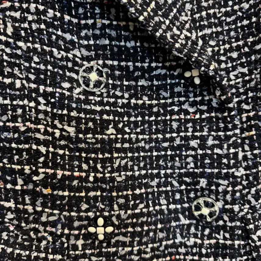 [BUNJANG] LIM Valentinael Short Sleeve Tweed Jacket / 리임 발레티나엘 숏슬리브 트위드 자켓