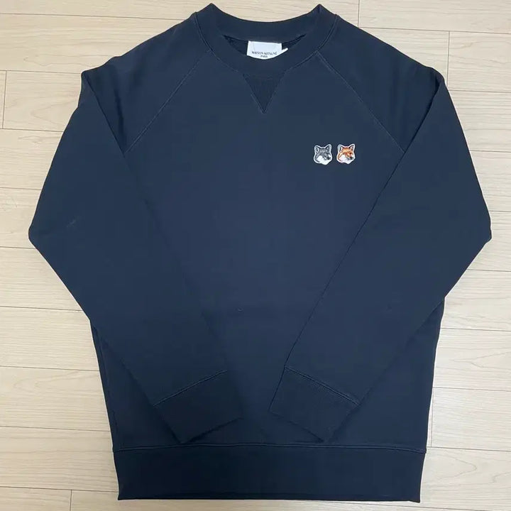 [BUNJANG] Maison Kitsune Double Patch Sweatshirt / 메종키츠네 더블패치 맨투맨