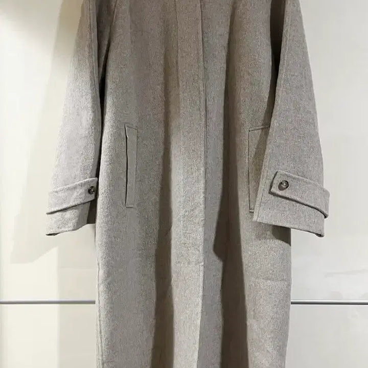 [BUNJANG] After Monday Doris Handmade Long Coat Oatmeal / 애프터먼데이 도리스 핸드메이드 롱 코트 오트밀