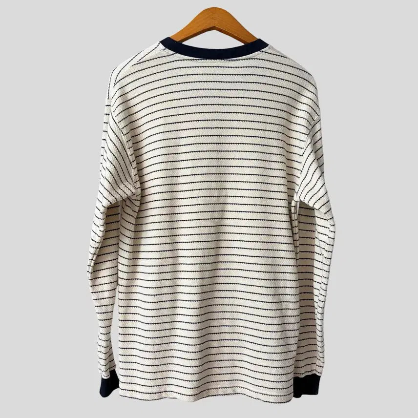 [BUNJANG] Vintage Vans Stripe Long Sleeve T-shirt / (M)빈티지 Vans 반스 스트라이프 긴팔티셔츠