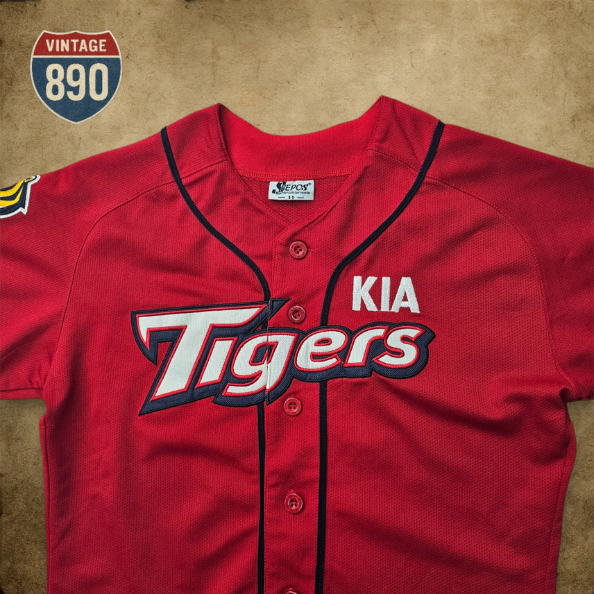 [BUNJANG] KIA Tigers Away Jersey (No Marking) / [11] 네포스 KIA 기아 타이거즈 원정 유니폼 노마킹