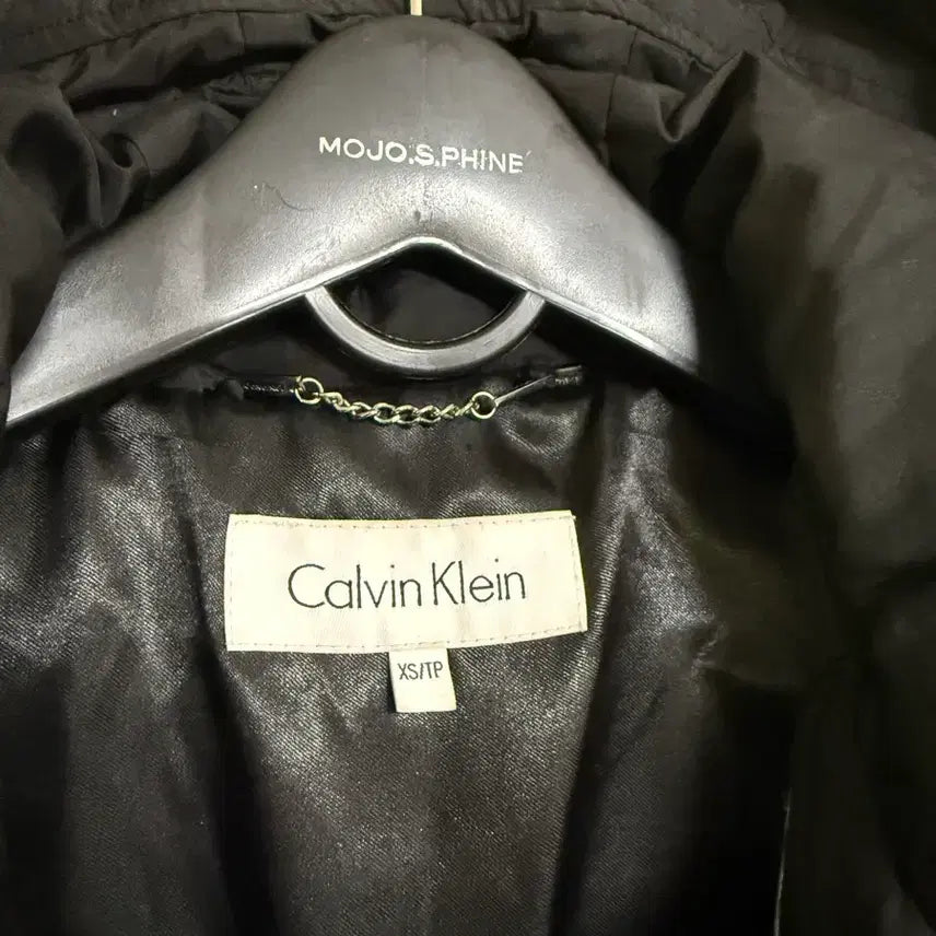 [BUNJANG] Calvin Klein Down Padded Jacket Black XS / 캘빈클라인 덕다운패딩 블랙 XS