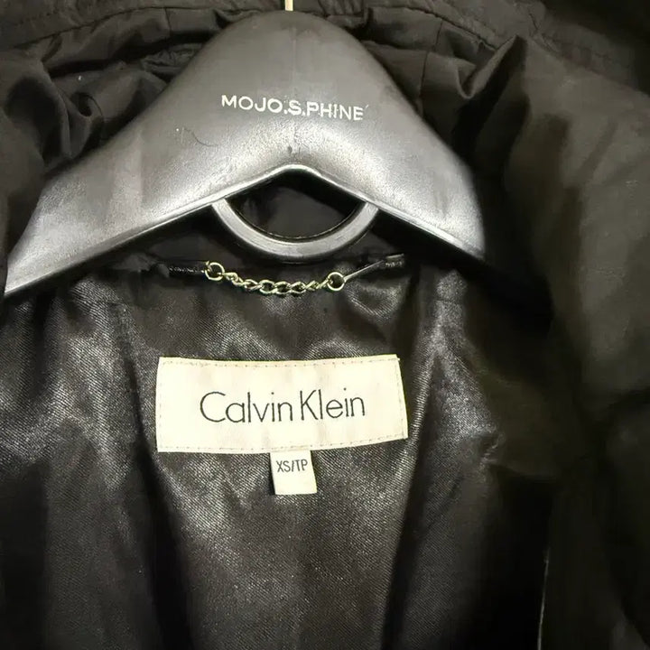 [BUNJANG] Calvin Klein Down Padded Jacket Black XS / 캘빈클라인 덕다운패딩 블랙 XS