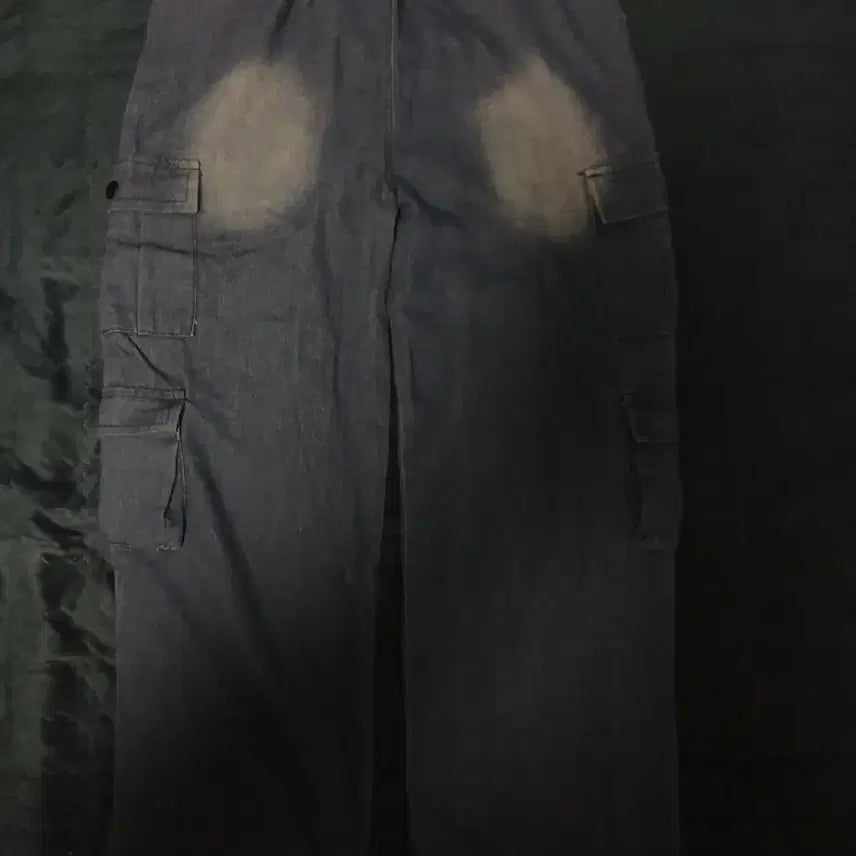 [BUNJANG] Denim Cargo Jogger Pants Bundle Set / 남성 청 데님 카고 조거 팬츠 2XL/3XL 일괄