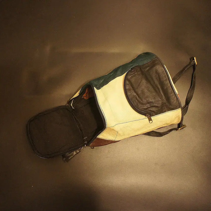 [BUNJANG] Vintage Mini Backpack Leather Mini Backpack / 464 빈티지 미니배낭 가죽백팩 배낭 미니백팩 여자백팩 레더미니백