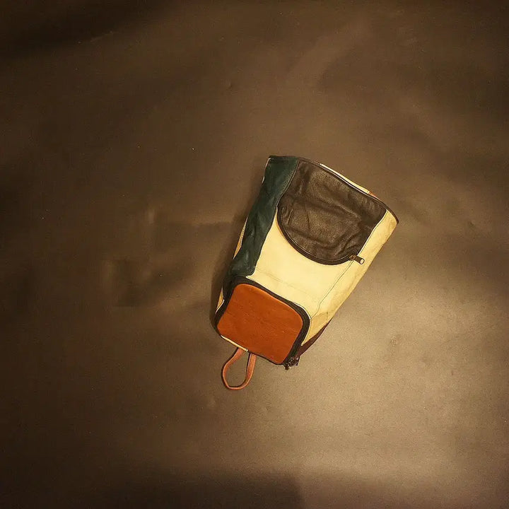 [BUNJANG] Vintage Mini Backpack Leather Mini Backpack / 464 빈티지 미니배낭 가죽백팩 배낭 미니백팩 여자백팩 레더미니백