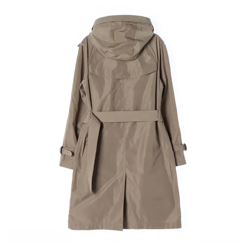 [BUNJANG] Burberry Embossed Hooded Trench Coat / 버버리 엠버포드 후드 트렌치 코트