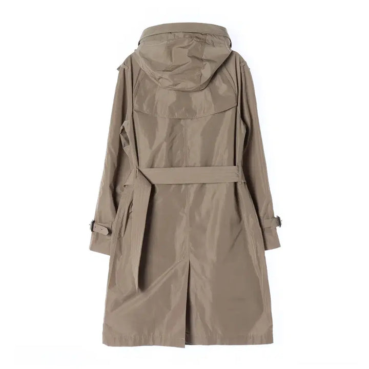 [BUNJANG] Burberry Embossed Hooded Trench Coat / 버버리 엠버포드 후드 트렌치 코트