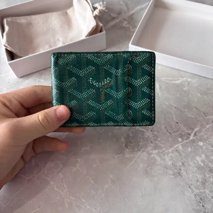 [BUNJANG] Goyard Insert Card Wallet / [정품] 고야드 인서트 카드지갑 그린