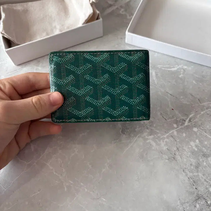 [BUNJANG] Goyard Insert Card Wallet / [정품] 고야드 인서트 카드지갑 그린