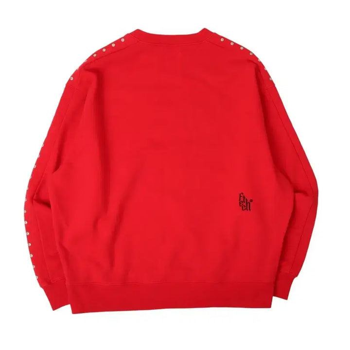 [BUNJANG] Fetch Logo Studded Sweatshirt / Fetch 페치 로고 스터드 스웻셔츠