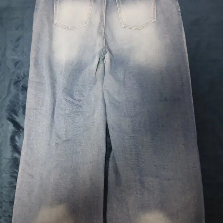 [BUNJANG] Vintage Washed Wide Denim Pants / 남성 빈티지 워싱 와이드 데님 팬츠 청바지 3XL
