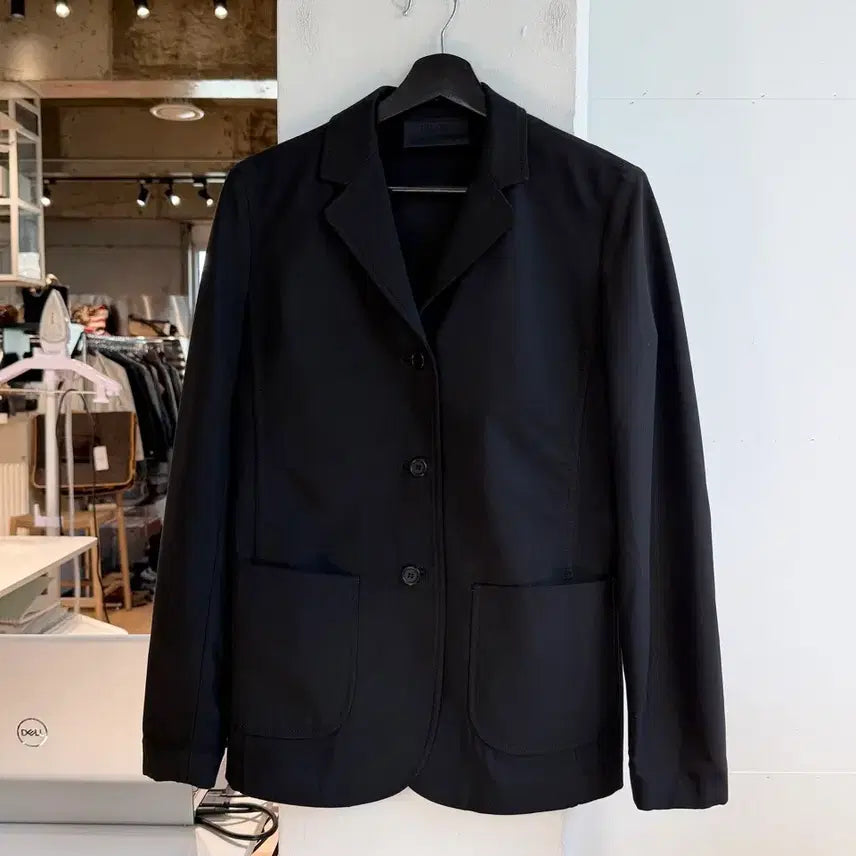 [BUNJANG] Prada 3B Blazer Jacket / 프라다 블랙 3b 블레이저 자켓