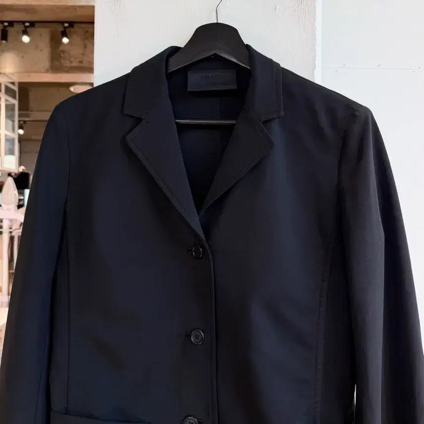 [BUNJANG] Prada 3B Blazer Jacket / 프라다 블랙 3b 블레이저 자켓