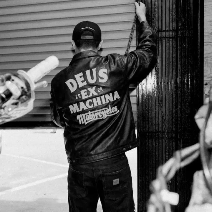 [BUNJANG] Deus Ex Machina Limited Edition Leather Jacket (Large) / 데우스엑스마치나 deus ex machina 한정판 가죽 자켓 라지