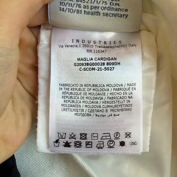 [BUNJANG] Moncler White Logo Patch Mix Hooded Down Jacket / 몽클레르 화이트 로고 패치 믹스 후드 다운 자켓