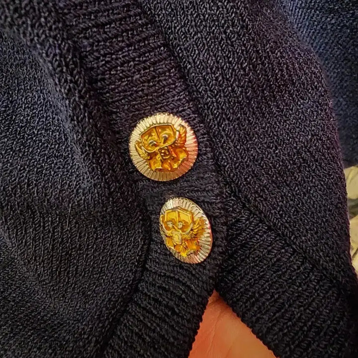 [BUNJANG] Seventeen Saint John Navy Cardigan / 7/35 센존,세인트존 네이비 금장 버튼 가디건