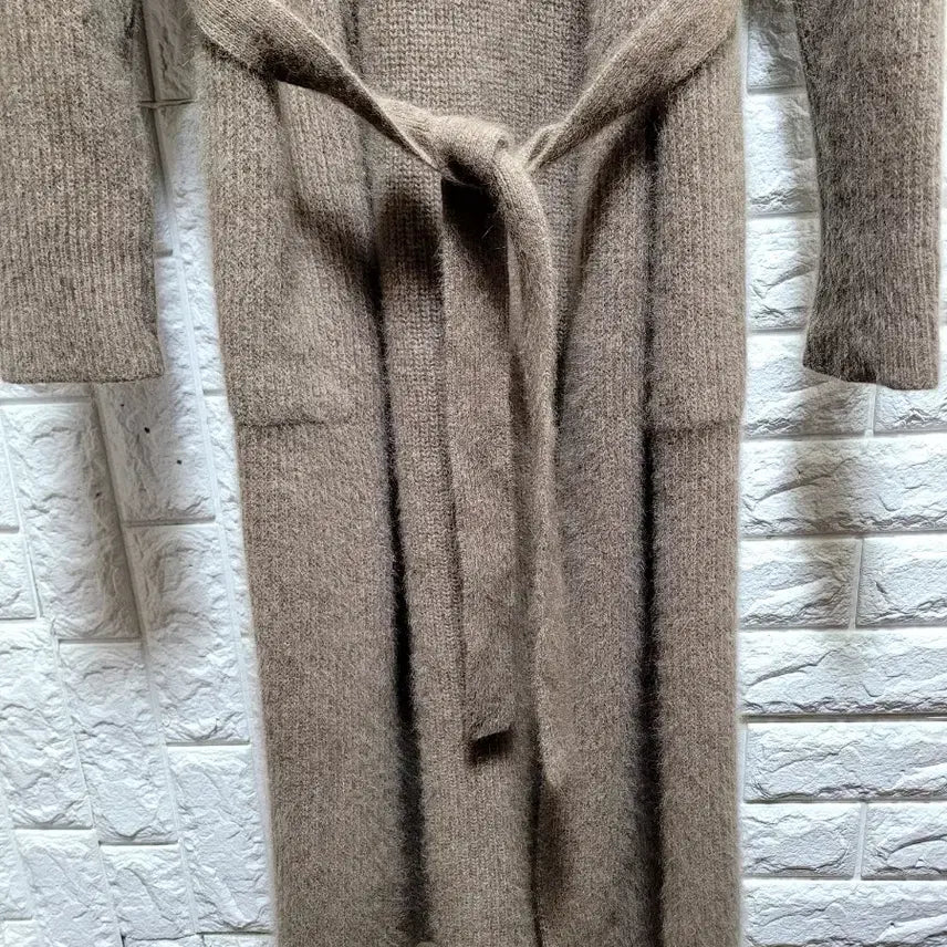 [SOLD OUT] 제평 무이 라쿤 후드 롱가디건