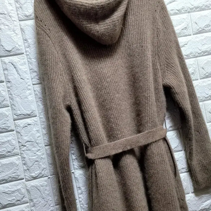 [SOLD OUT] 제평 무이 라쿤 후드 롱가디건