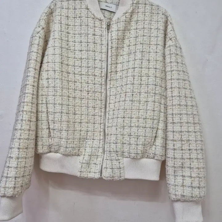 [SOLD OUT] 메리제이 트위드 블루종(55~66)