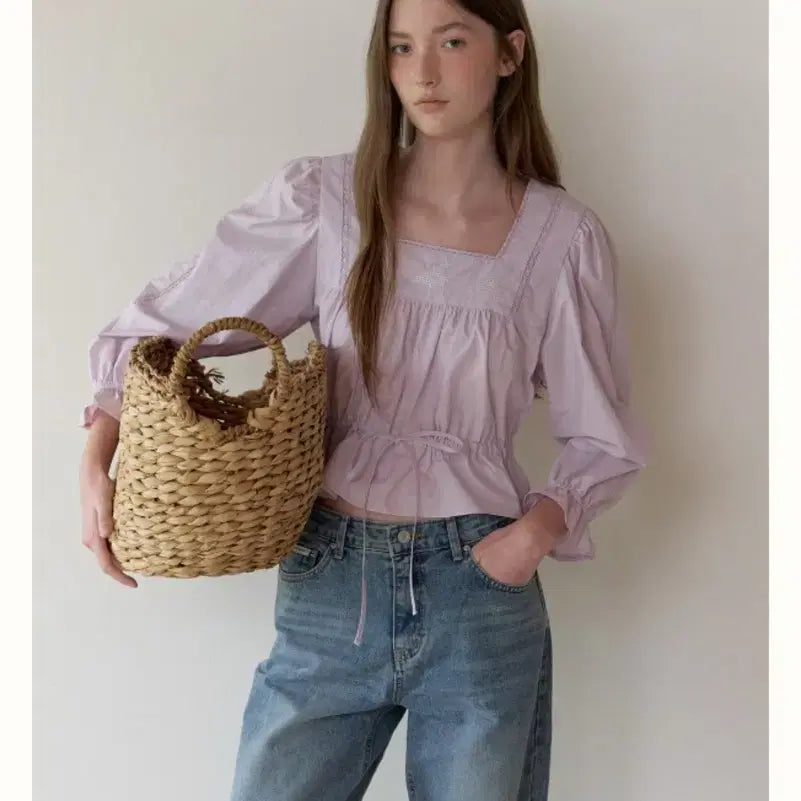 [BUNJANG] Rosyta Blouse Top / 순수 블라우스 로지타 탑