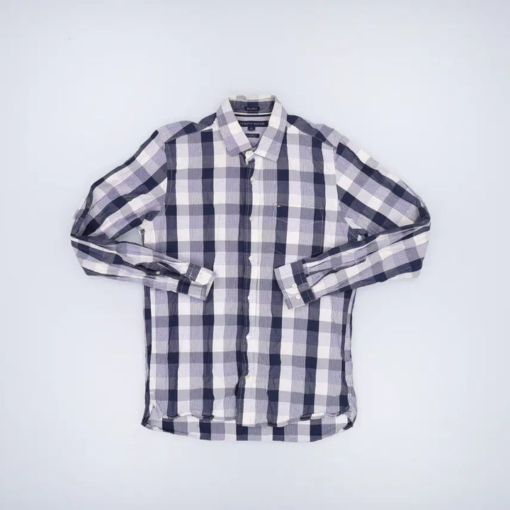 [BUNJANG] Tommy Hilfiger Custom Fit Check Shirt / S/P 타미힐피거 커스텀핏 체크셔츠 0219H1