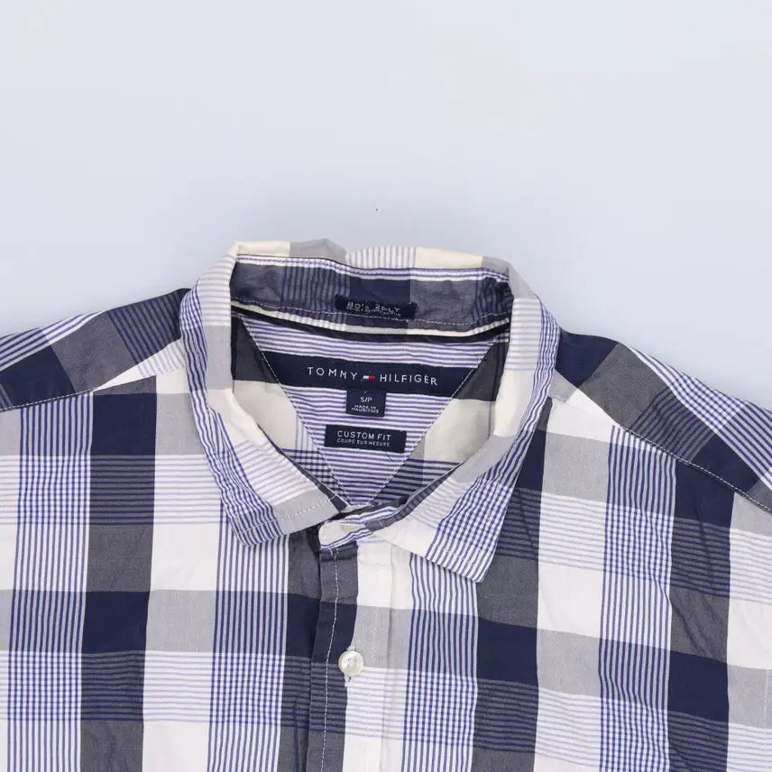 [BUNJANG] Tommy Hilfiger Custom Fit Check Shirt / S/P 타미힐피거 커스텀핏 체크셔츠 0219H1