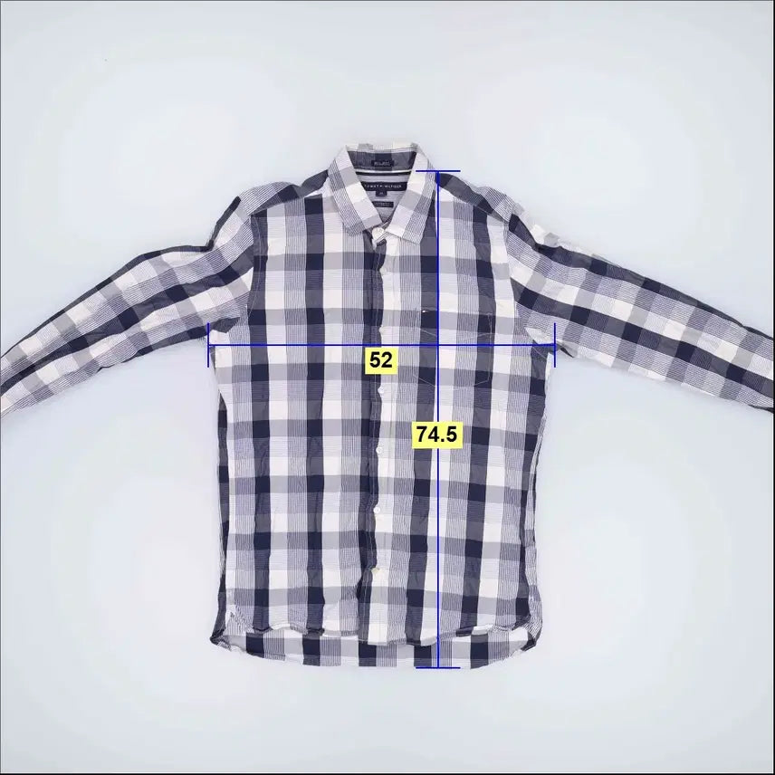 [BUNJANG] Tommy Hilfiger Custom Fit Check Shirt / S/P 타미힐피거 커스텀핏 체크셔츠 0219H1