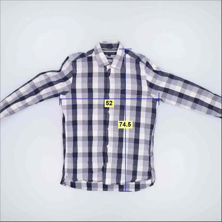 [BUNJANG] Tommy Hilfiger Custom Fit Check Shirt / S/P 타미힐피거 커스텀핏 체크셔츠 0219H1