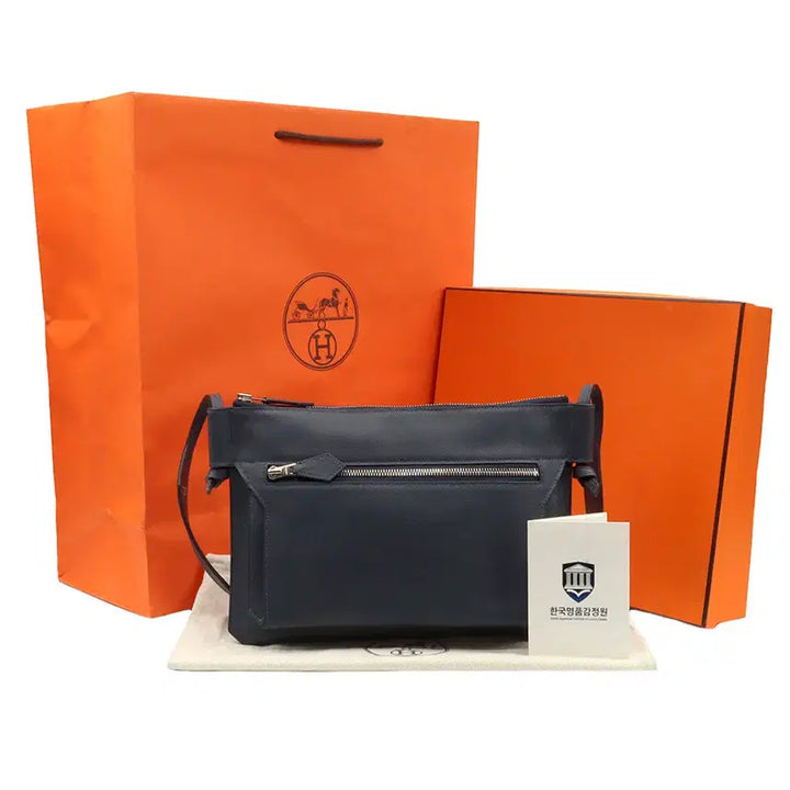 [BUNJANG] Hermes Ultrapla PM Shoulder Bag (D Stamp) / 에르메스 블루뉘 클레망스 레더 은장 울트라플라 PM 숄더백 (D각인)