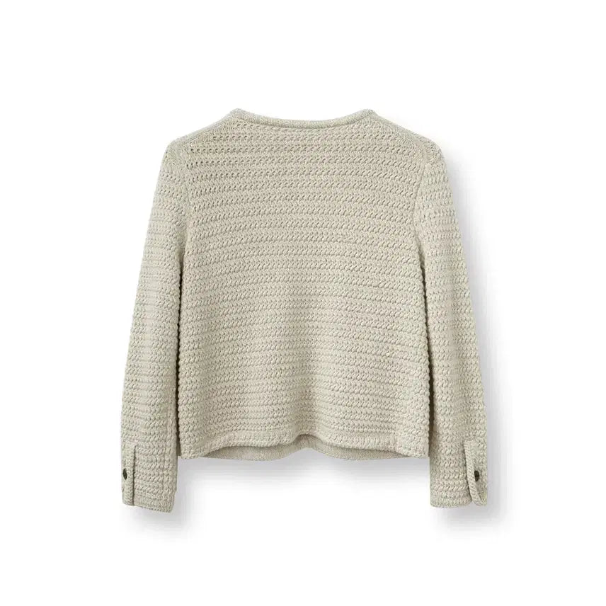 [BUNJANG] B Button Knit Cardigan / B 버튼 그물 가디건