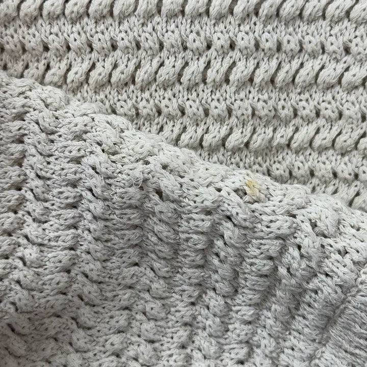 [BUNJANG] B Button Knit Cardigan / B 버튼 그물 가디건