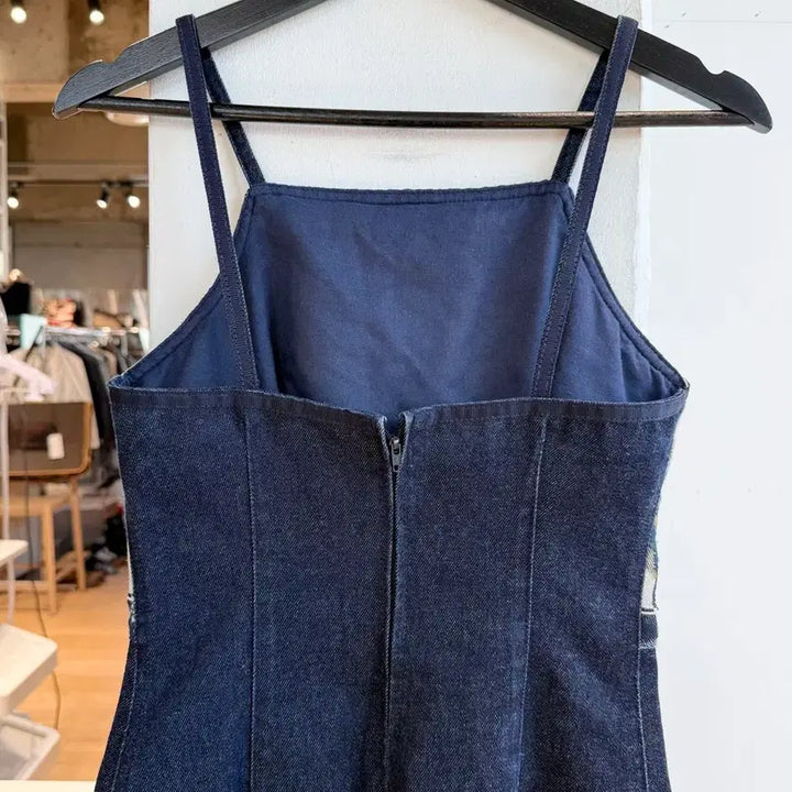 [BUNJANG] Fendi Denim Graphic Mini Dress / 펜디 데님 그래픽 미니 원피스