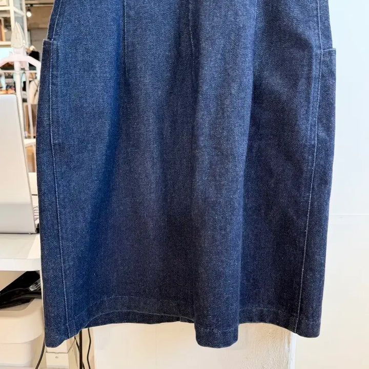 [BUNJANG] Fendi Denim Graphic Mini Dress / 펜디 데님 그래픽 미니 원피스