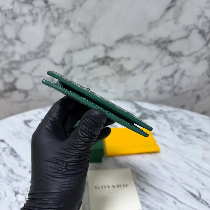 [BUNJANG] Goyard Saint-Pierre Cardholder / 상태좋음 고야드 생피에르 오거나이저 카드지갑 그린 / 사진구성