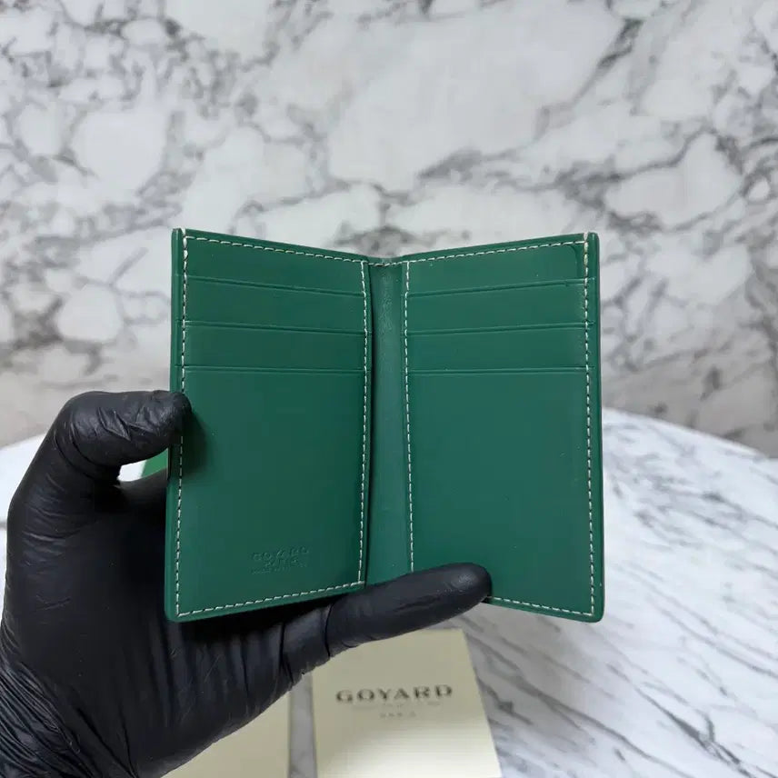 [BUNJANG] Goyard Saint-Pierre Cardholder / 상태좋음 고야드 생피에르 오거나이저 카드지갑 그린 / 사진구성