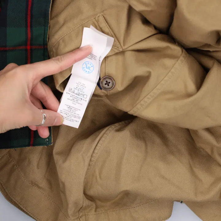 [BUNJANG] M Reversible Trench Coat 0219H1 / M 폴로 큐알텍 리버시블 트렌치코트 0219H1