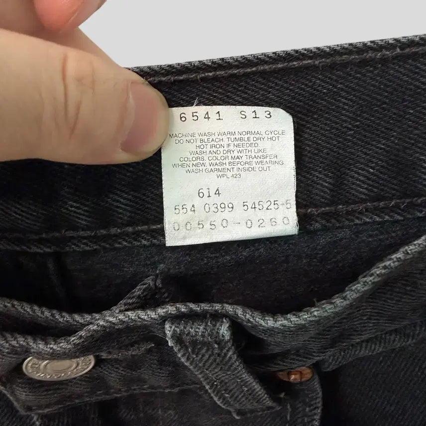 [BUNJANG] Levi's 550 Black Denim Jeans / (28)90s 리바이스550 흑청 데님 청바지
