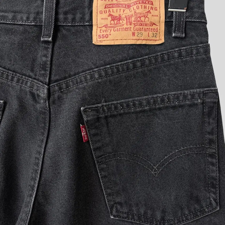 [BUNJANG] Levi's 550 Black Denim Jeans / (28)90s 리바이스550 흑청 데님 청바지