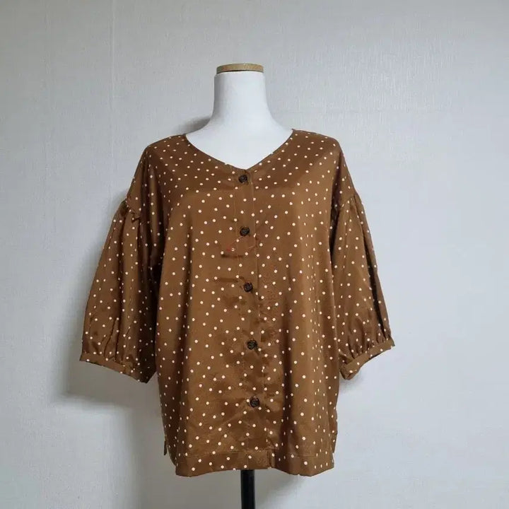 [BUNJANG] BL249 Loose Fit Dot Blouse / BL249 루즈핏도트블라우스