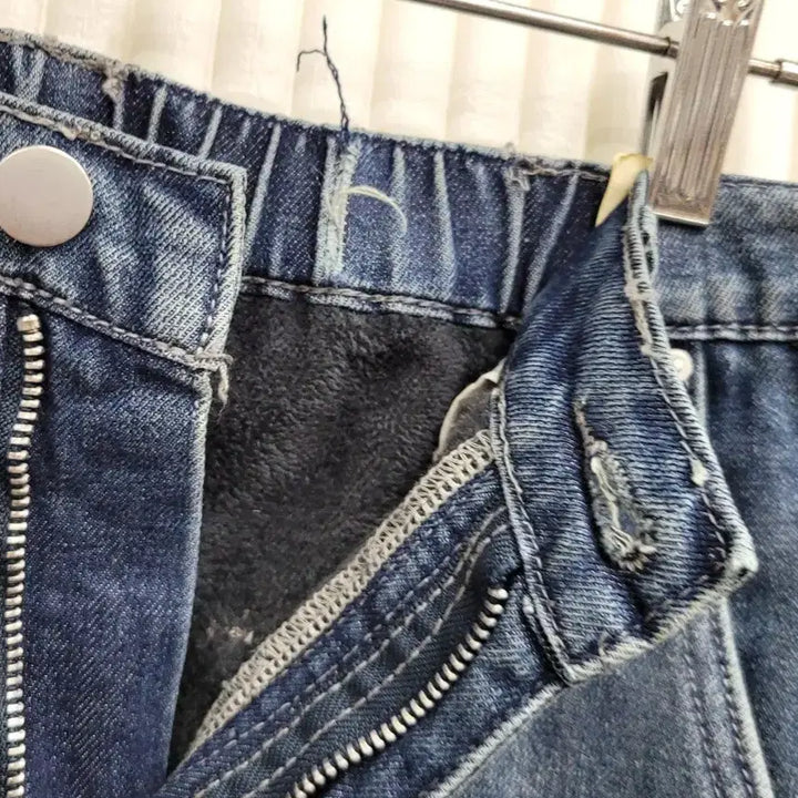 [BUNJANG] Washing Denim Wide Pants / 워싱 데님 와이드 팬츠