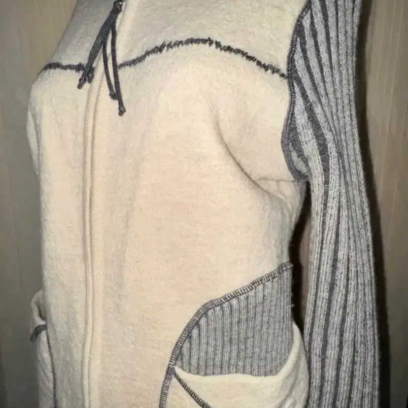 [BUNJANG] Vintage Knit Pocket Zip-up / (~27일까지) 빈티지 니트 포켓 집업