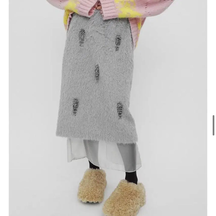 [BUNJANG] Anupa Sequin Long Skirt / 아누하 스팽글 롱 스커트 치마