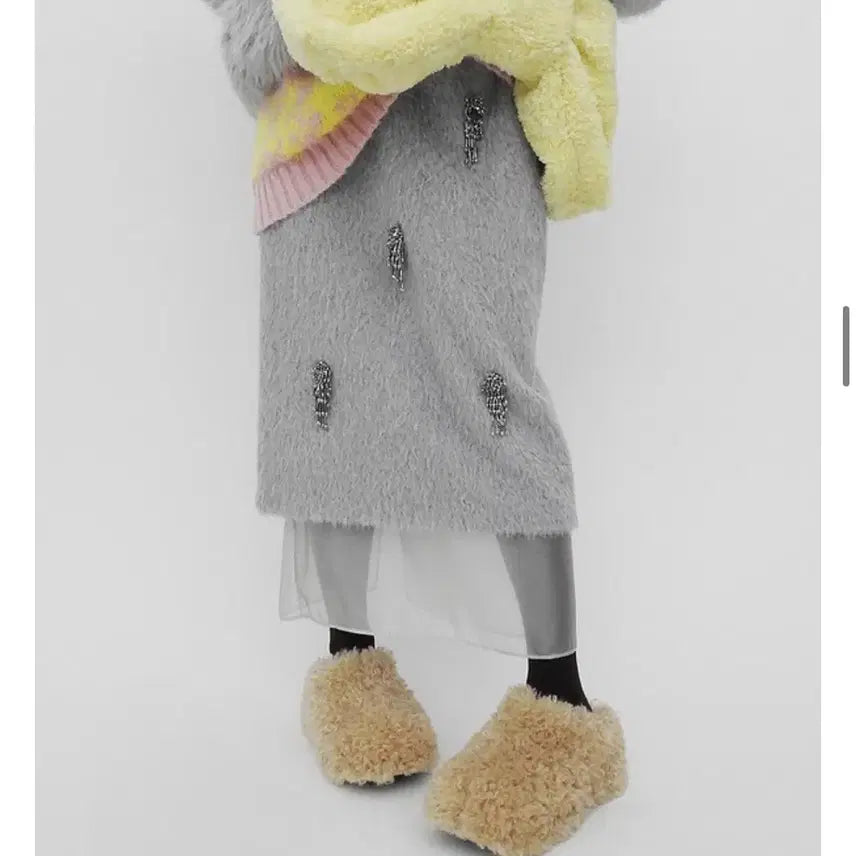 [BUNJANG] Anupa Sequin Long Skirt / 아누하 스팽글 롱 스커트 치마